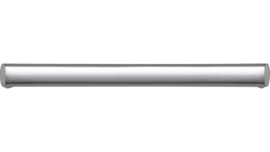 Griff Dieburg Druckguss chrom glänzend - 104 mm lang  vor weißem Hintergrund