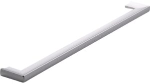 Moebelgriff-Dieburg-chrom-Zinkdruckguss-laenge-328-739394-seitlich Griff Dieburg Druckguss chrom glänzend - 328 mm lang vor weißem Hintergrund