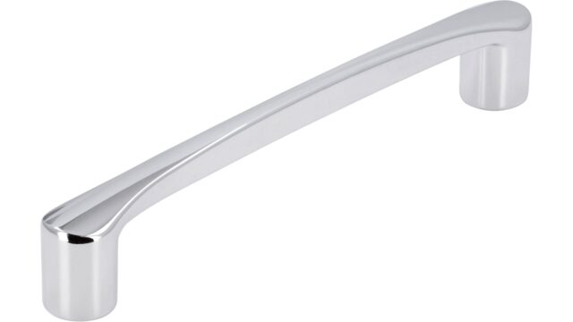 Griff Emsdetten Druckguss chrom glänzend - 215 mm lang  vor weißem Hintergrund