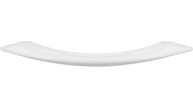Griff Flensburg Kunststoff weiß - 134 mm lang  vor weißem Hintergrund