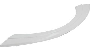 Griff Flensburg Kunststoff weiß - 134 mm lang  vor weißem Hintergrund