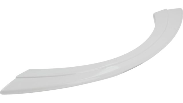 Griff Flensburg Kunststoff weiß - 134 mm lang  vor weißem Hintergrund