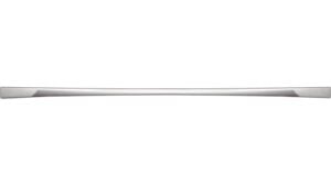 Griff Gehrden Druckguss chrom glänzend - 333 mm lang  vor weißem Hintergrund