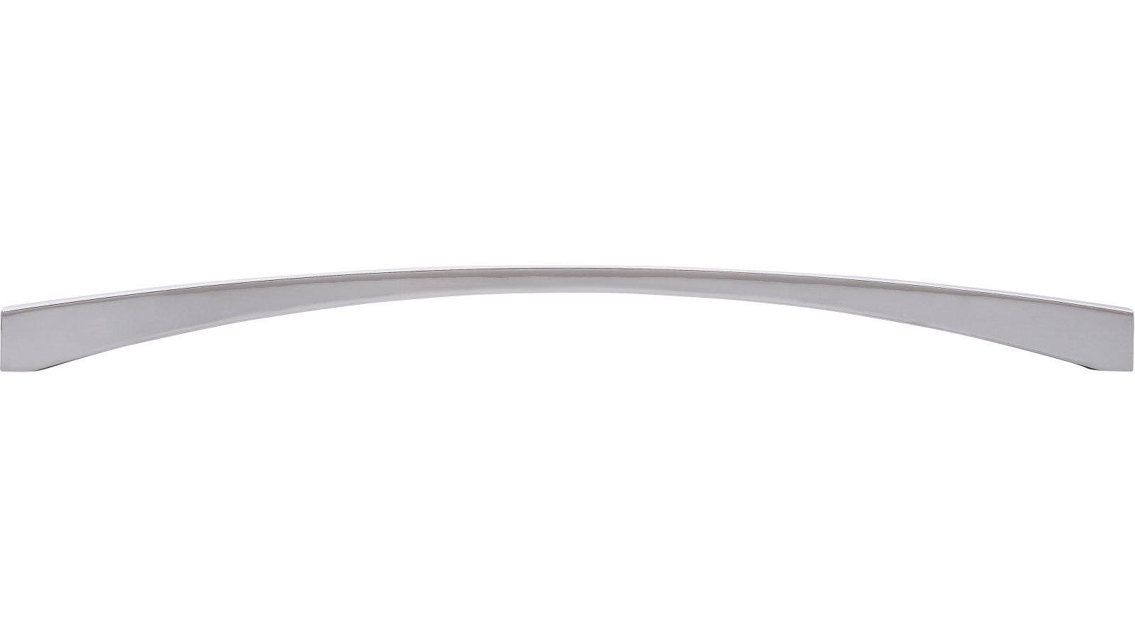 Griff Gehrden Druckguss chrom glänzend - 333 mm lang  vor weißem Hintergrund