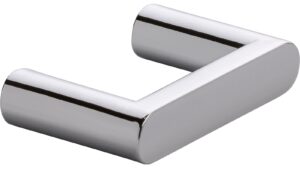 Griff Heusweiler Druckguss chrom glänzend - 40 mm lang  vor weißem Hintergrund