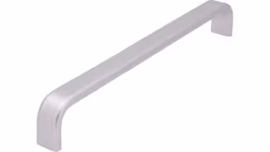 Griff Kelkheim Aluminium - natur matt - 264 mm lang  vor weißem Hintergrund