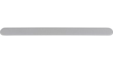 Griff Kierspe Druckguss alufarbig pulverbeschichtet - 138 mm lang  vor weißem Hintergrund