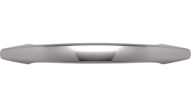 Griff Laatzen Druckguss chrom glänzend - 102 mm lang  vor weißem Hintergrund