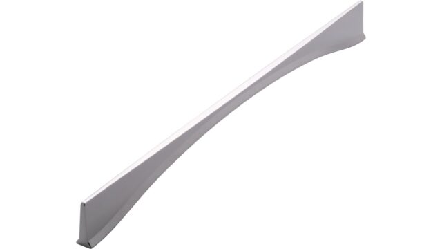 Griff Langenzenn Zinkdruckguß - chrom glänzend - 340 mm lang vor weißem Hintergrund