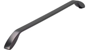 Griff Lauterbach Druckguss anthrazit matt - 337 mm lang  vor weißem Hintergrund