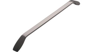 Griff Lauterbach Druckguss Schwarz chrom - 337 mm lang  vor weißem Hintergrund