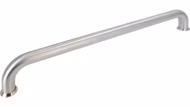 Griff Lorsch Edelstahl fein geschliffen - 532 mm lang vor weißem Hintergrund