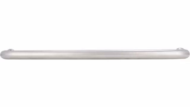 Griff Lorsch Edelstahl fein geschliffen - 532 mm lang  vor weißem Hintergrund
