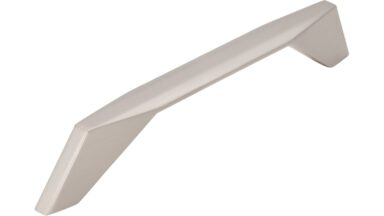 Griff Malente Druckguss edelstahleffekt - 183 mm lang vor weißem Hintergrund