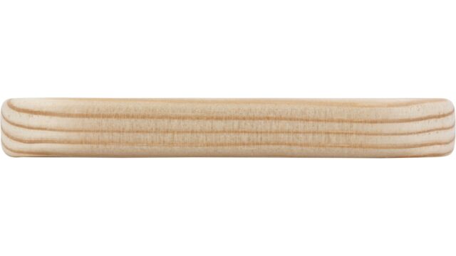 Griff Markdorf Holz fichte roh - 107 mm lang  vor weißem Hintergrund