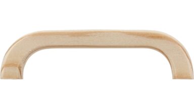 Griff Markdorf Holz fichte roh - 107 mm lang  vor weißem Hintergrund