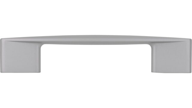 Griff Parchim Druckguss alufarbig pulverbeschichtet - 152 mm lang  vor weißem Hintergrund