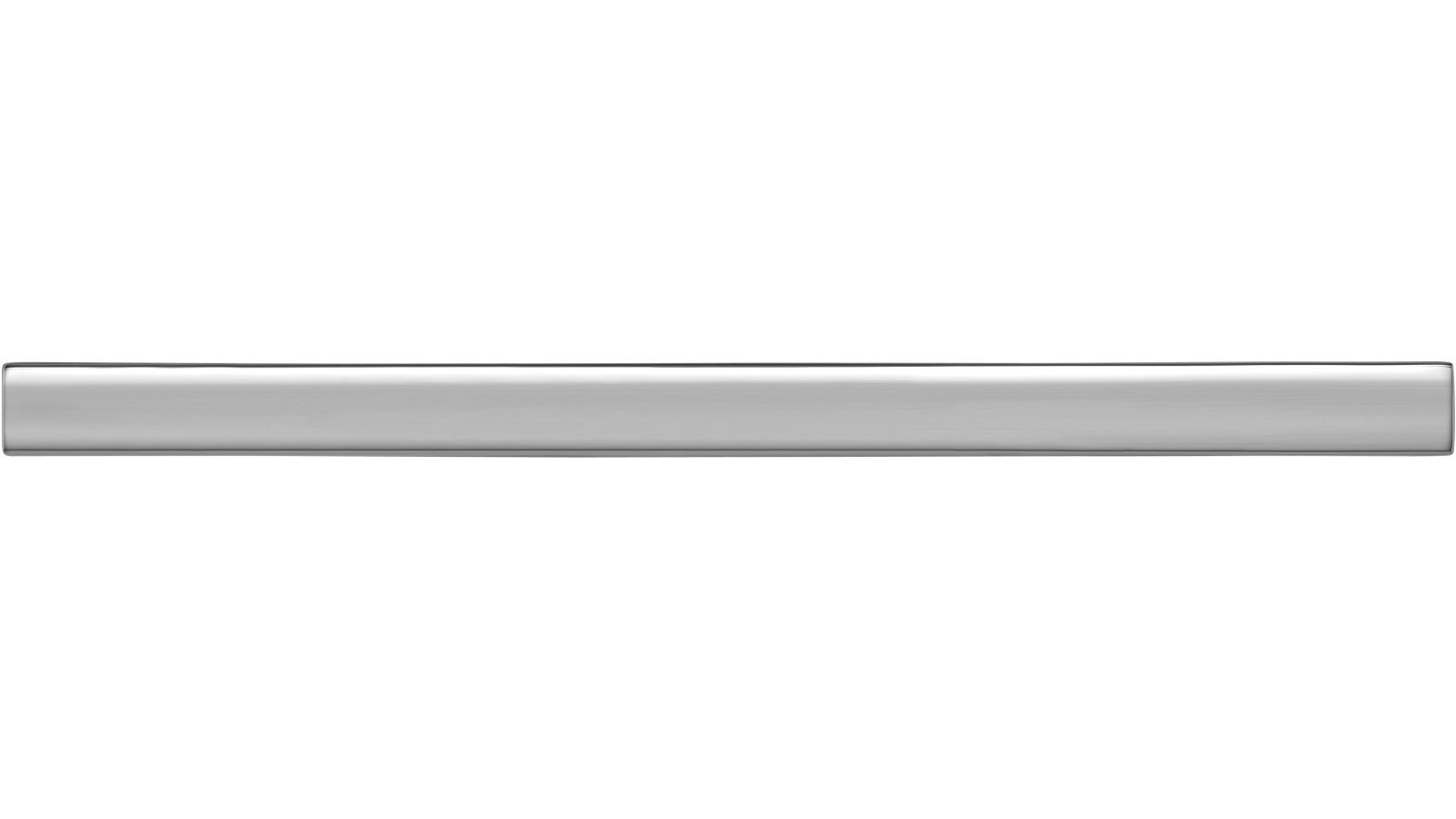 Griff Pohlheim Druckguss chrom glänzend - 184 mm lang  vor weißem Hintergrund