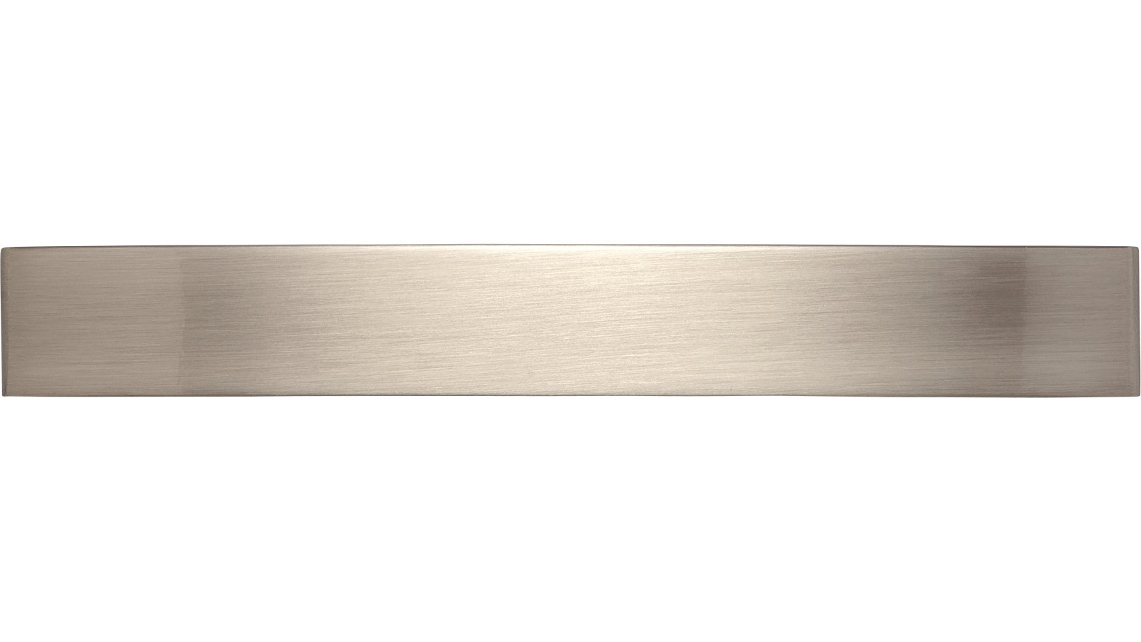 Moebelgriff-Rees-nickel-Zinkdruckguss-laenge-148-630916-front Griff Rees Druckguss vernickelt feingeschliffen - 148 mm lang vor weißem Hintergrund
