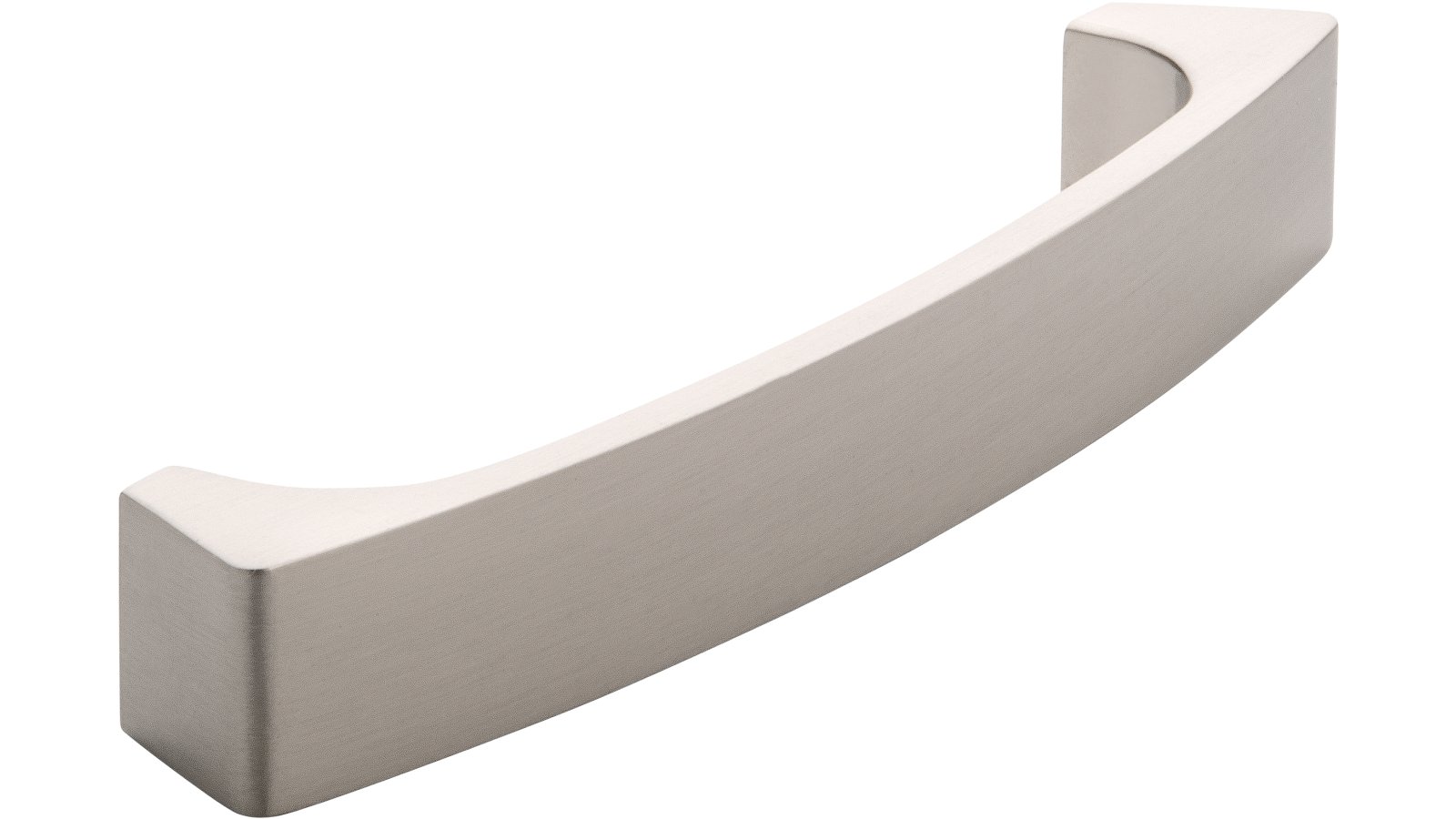 Moebelgriff-Rees-nickel-Zinkdruckguss-laenge-148-630916-seitlich Griff Rees Druckguss vernickelt feingeschliffen - 148 mm lang vor weißem Hintergrund