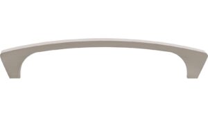 Moebelgriff-Rees-nickel-Zinkdruckguss-laenge-148-630916-stehend Griff Rees Druckguss vernickelt feingeschliffen - 148 mm lang vor weißem Hintergrund