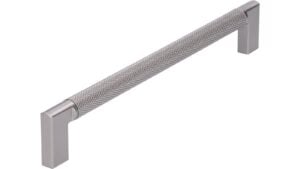 Griff Threesixty Aluminium - Druckguss edelstahleffekt edelstahleffekt - 174 mm lang  vor weißem Hintergrund