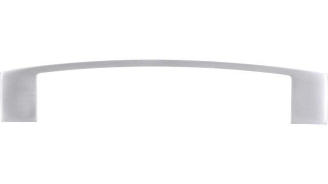 Griff Traunreut Aluminium silber natur matt - 146 mm lang  vor weißem Hintergrund