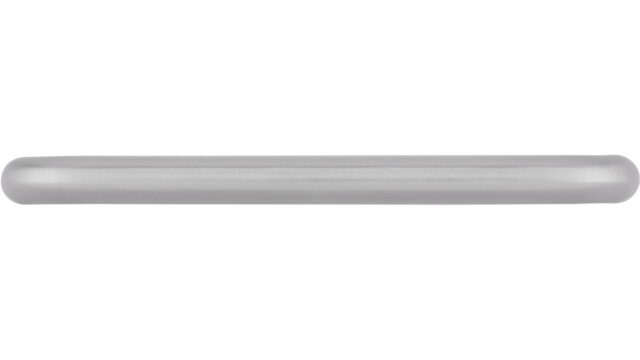 Griff Walsrode Edelstahl fein geschliffen - 104 mm lang  vor weißem Hintergrund