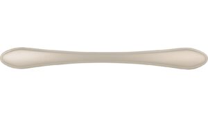 Griff Zülpich Druckguss matt vernickelt - 150 mm lang  vor weißem Hintergrund