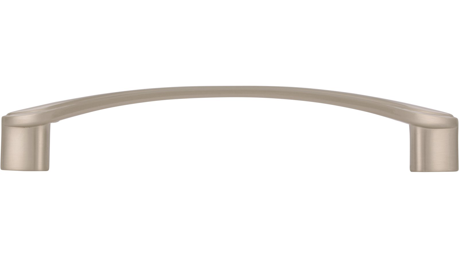 Moebelgriff-Zuelpich-nickel-Zinkdruckguss-laenge-150-627228-stehend Griff Zülpich Druckguss vernickelt feingeschliffen - 150 mm lang vor weißem Hintergrund