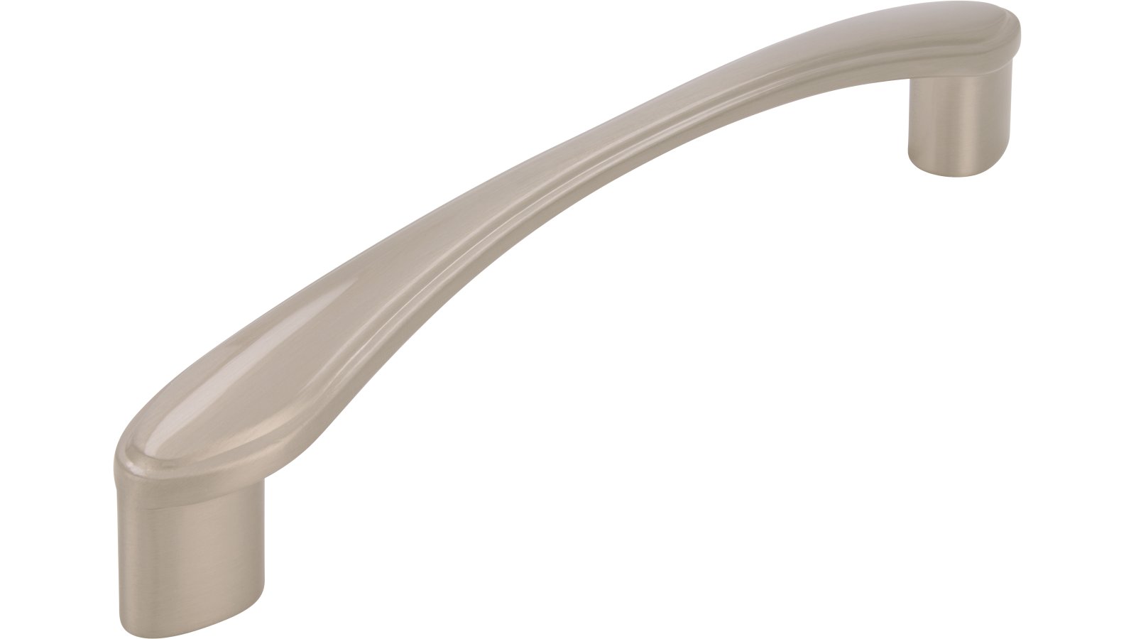 Moebelgriff-Zuelpich-nickel-Zinkdruckguss-laenge-150-627228 Griff Zülpich Druckguss vernickelt feingeschliffen - 150 mm lang vor weißem Hintergrund