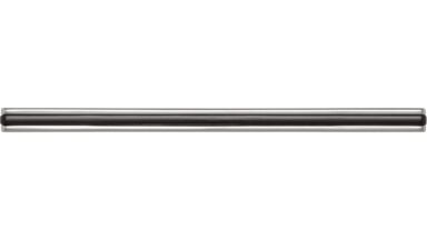 Griff + Einlage Claustal-Zellerfeld Druckguss - Kunststoff chrom glänzend schwarz - 168 mm lang  vor weißem Hintergrund