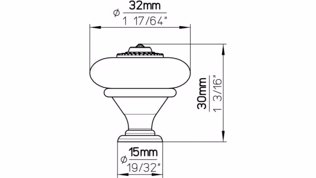 Knopf Schauenburg Keramik-Druckguss/Metallfuß bunt weiß mit schmetterling altsilberfarbig kristall - 32 mm lang  vor weißem Hintergrund