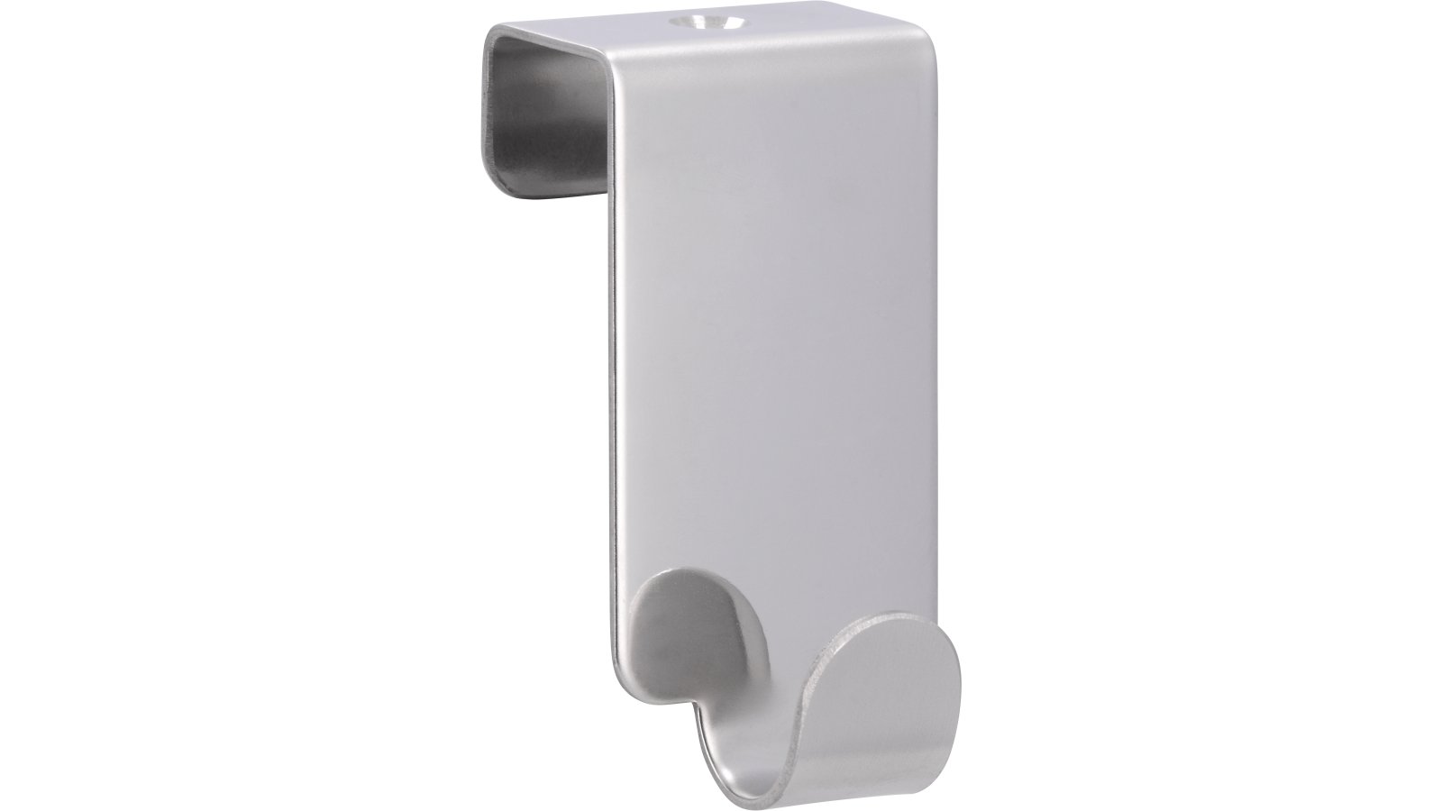 Türgarderobe Bürstadt Stahl chrom glänzend 5 stück - 60 mm lang  vor weißem Hintergrund