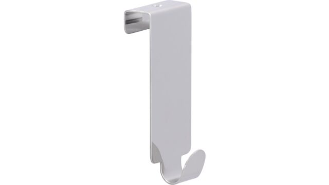 Türgarderobe Bürstadt Stahl chrom glänzend 3 stück - 99 mm lang  vor weißem Hintergrund