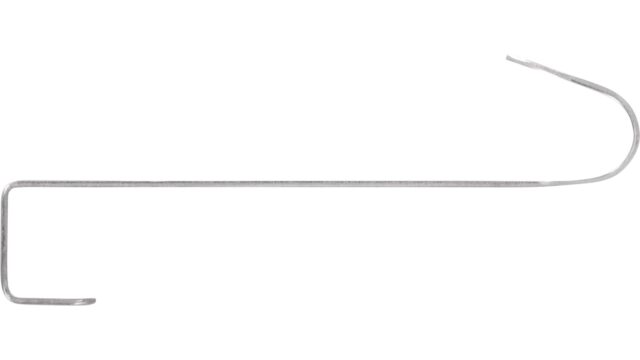 Türgarderobe Bürstadt Stahl chrom glänzend 3 stück - 99 mm lang  vor weißem Hintergrund