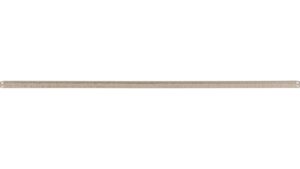 Unterlage Essenbach Stahl edelstahleffekt - 72 mm lang  vor weißem Hintergrund