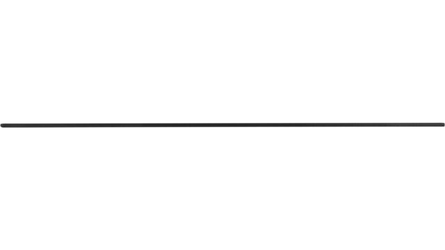 Unterlage Quakenbrück Stahl schwarz matt pulverbeschichtet - 160 mm lang  vor weißem Hintergrund