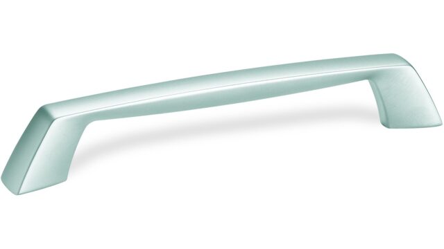 Design-Bügelgriff Kevelaer Zamak verchromt matt - 350 mm lang  vor weißem Hintergrund