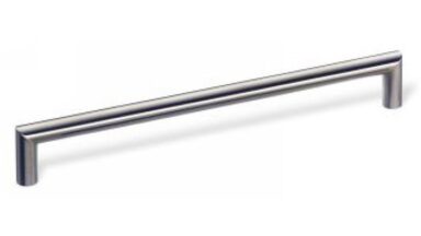 Design-Bügelgriff Melsungen Edelstahl gebürstet - 236 mm lang  vor weißem Hintergrund