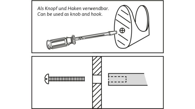 Knopf Harsewinkel Druckguss chrom glänzend - 30 mm lang  vor weißem Hintergrund