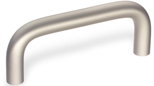 Bügelgriff Zeulenroda-Triebes Aluminium silber eloxiert - 234 mm lang  vor weißem Hintergrund