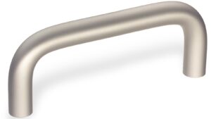 Bügelgriff Zeulenroda-Triebes Aluminium silber eloxiert - 298 mm lang vor weißem Hintergrund