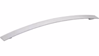 Design-Segmentbogengriff Bad-Mergentheim Zamak verchromt matt - 380 mm lang vor weißem Hintergrund