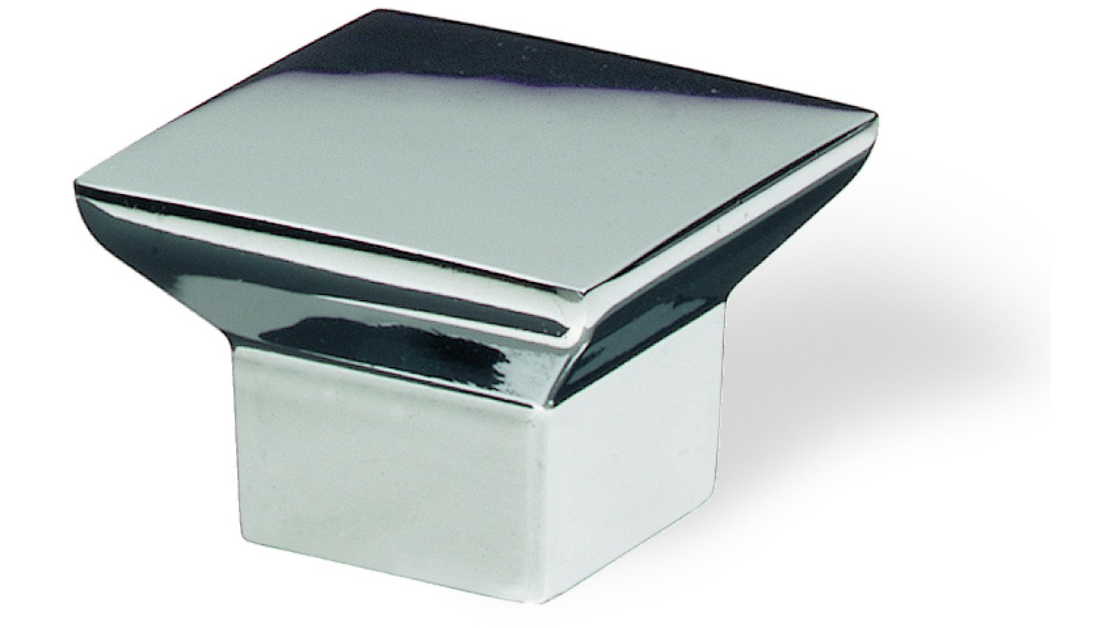 Designgriff-Wetzlar-chrom-Zinkdruckguss-laenge-40-SW-210130 Designgriff Wetzlar Zamak verchromt poliert - 40 mm lang vor weißem Hintergrund