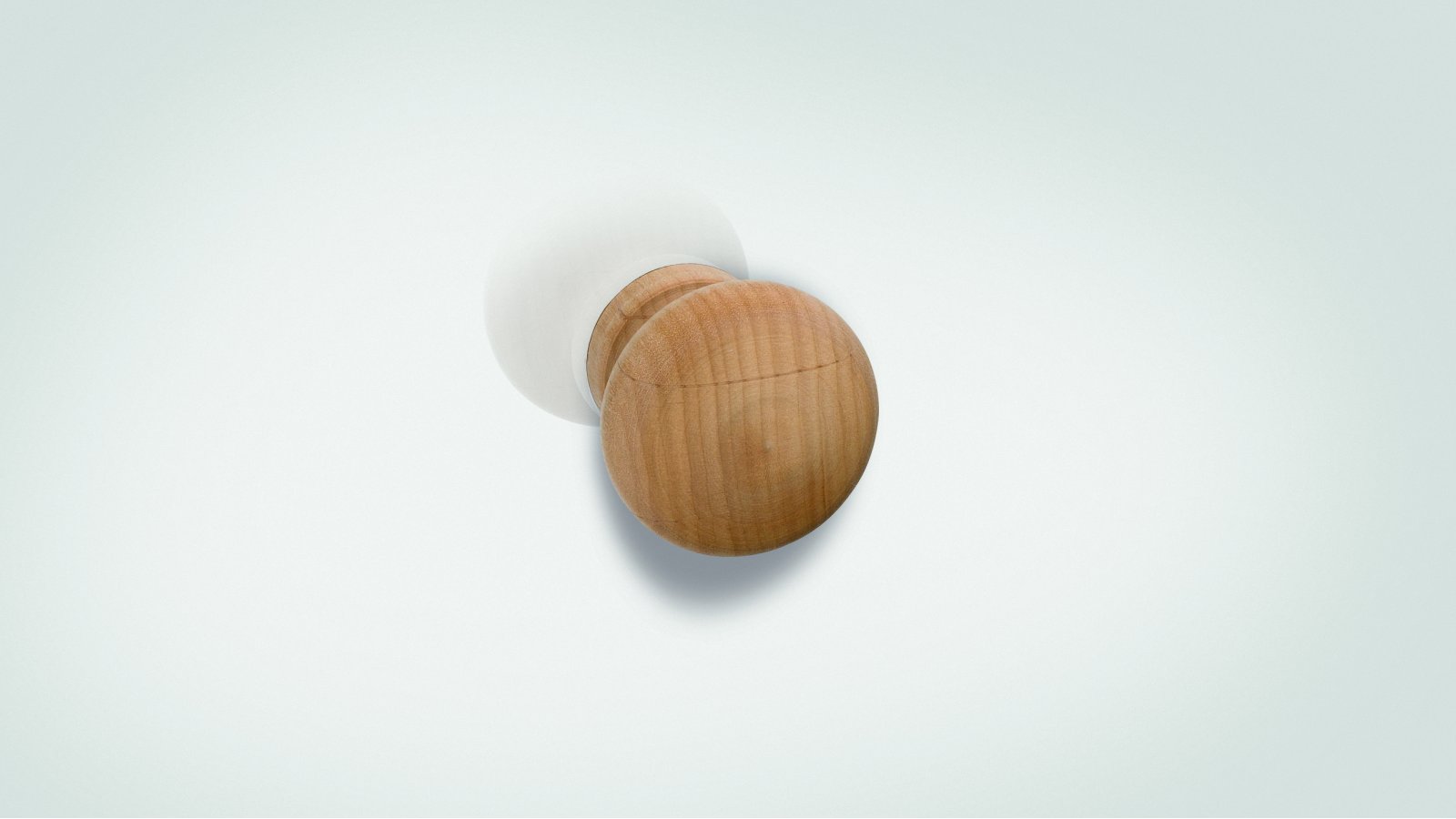 Designknopf-Eppstein-buche-Holz-laenge-40-SW-205992-anwendung Designknopf Eppstein Buche roh geschliffen - 40 mm lang vor weißem Hintergrund