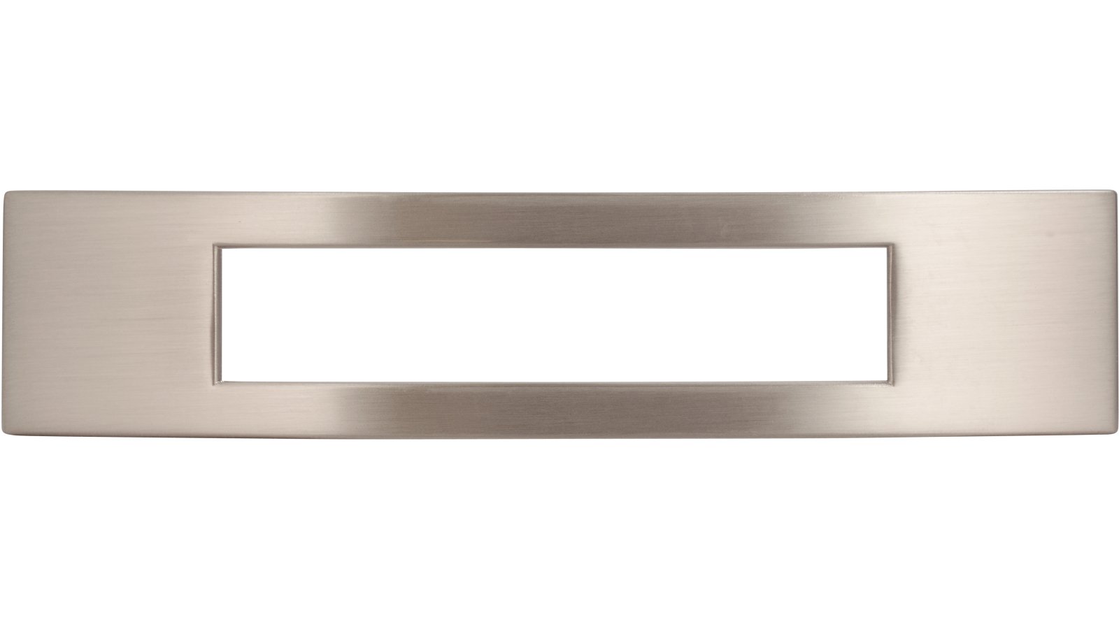 Griff Erwitte Zinkdruckguß - vernickelt feingeschliffen - 137 mm lang  vor weißem Hintergrund