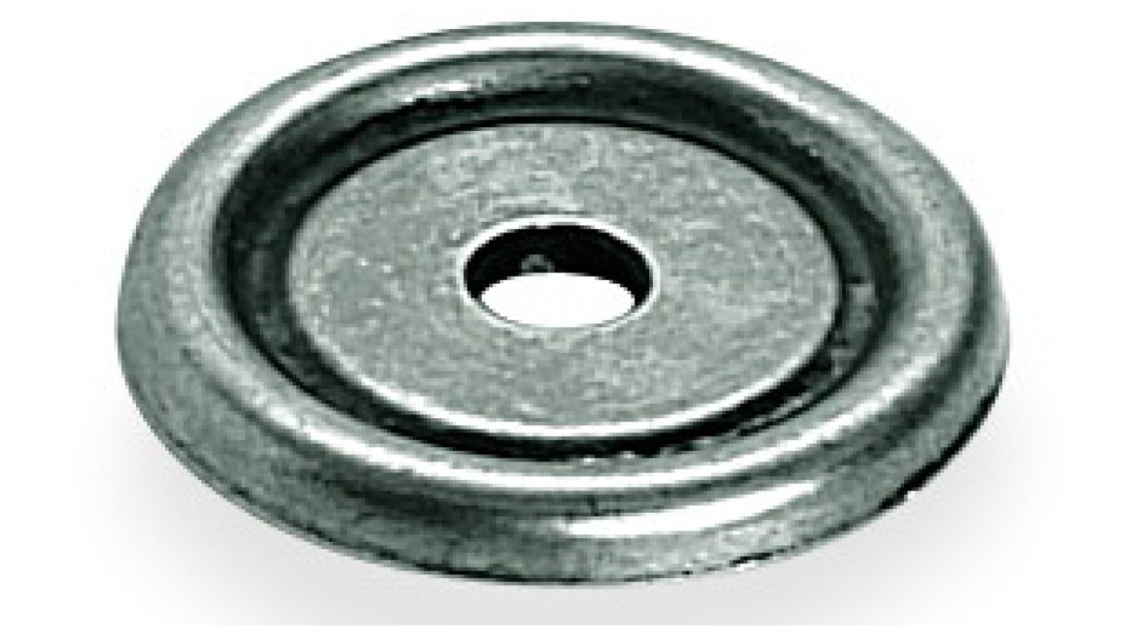 Rosette-Bad-Muenstereifel-zinnfarbig-zinnfarbig-messing-Zinkdruckguss-laenge-20-SW-226078 Rosette Bad-Münstereifel Zamak zinn antik - 20 mm lang vor weißem Hintergrund