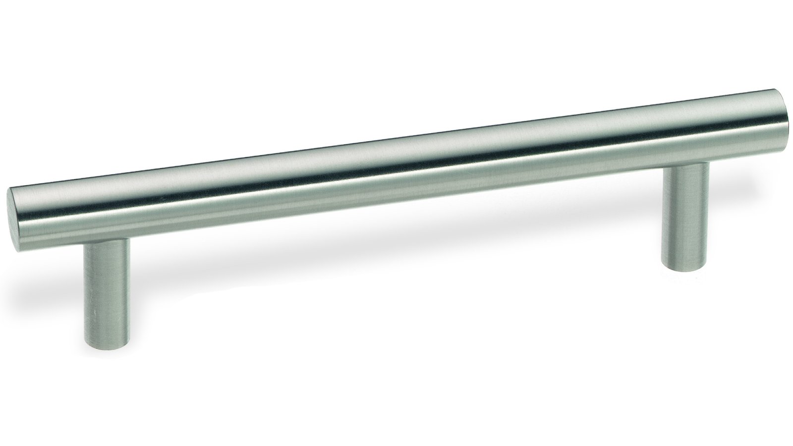 Stangengriff Leinefelde-Worbis Edelstahl gebürstet - 520 mm lang  vor weißem Hintergrund