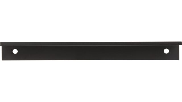 Griffleiste Gudensberg Aluminium schwarz matt pulverbeschichtet - 188 mm lang  vor weißem Hintergrund